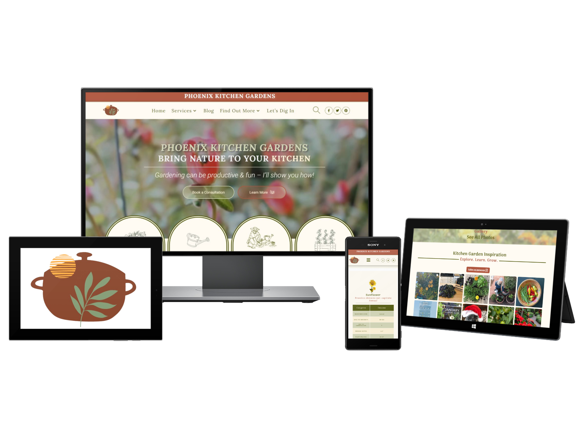 PHOENIXKITCHENGARDENS.COM